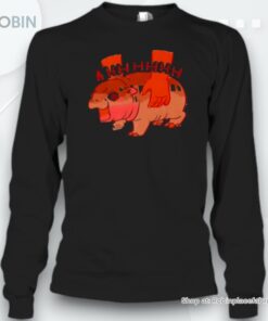 Moo Deng Hippos Are My Spirit Animal Unisex Shirt Moo Deng Hippos Are My Spirit Animal Unisex Shirt
