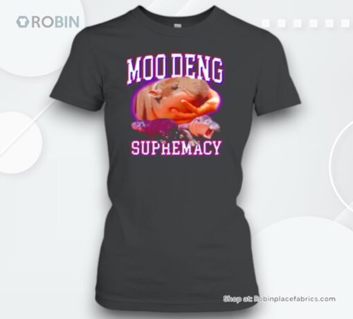 Moo Deng Supremacy Baby Hippo Graphic Unisex Shirt