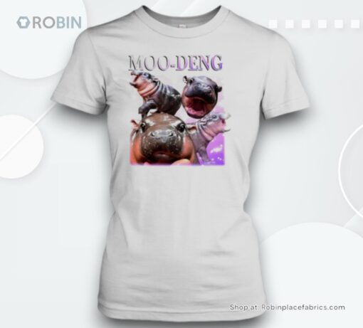 Moo deng the famous pygmy hippo Unisex Shirt
