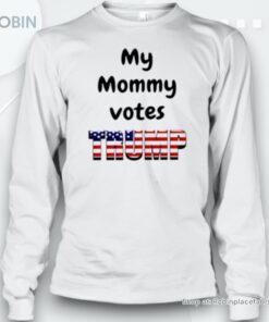 My mommy votes Trump USA flag Unisex Shirt