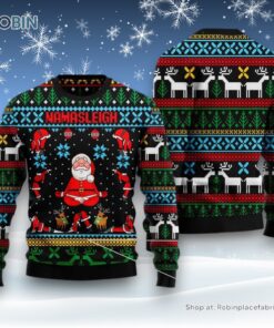 Namasleigh Ugly Christmas Sweatshirt, Sweater