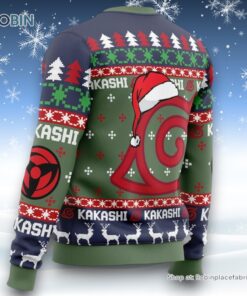 Naruto Ugly Christmas Sweater and Sweatshirt   Kakashi Hatake Naruto Ugly Christmas Sweater and Sweatshirt   Kakashi Hatake