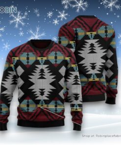 Native American Aboriginal Pattern Ugly Christmas Sweater
