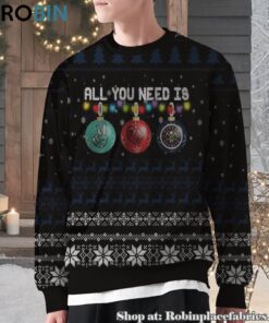 NBA All You Need Is Peace Love And Denver Nuggets Ugly Christmas Sweatshirt, Sweater NBA All You Need Is Peace Love And Denver Nuggets Ugly Christmas Sweatshirt, Sweater