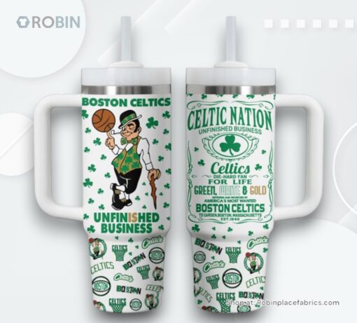 NBA Boston Celtics Unfinished Business Stanley Tumbler 40oz