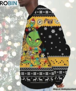 Indiana Pacers Baby Groot And Grinch Best Friends Ugly Christmas Sweatshirt & Sweater Indiana Pacers Baby Groot And Grinch Best Friends Ugly Christmas Sweatshirt & Sweater