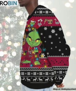 NBA Miami Heat Baby Groot And Grinch Best Friends Ugly Christmas Sweatshirt & Sweater