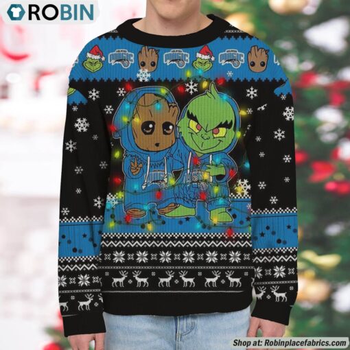 Orlando Magic Baby Groot And Grinch Best Friends Ugly Christmas Sweatshirt & Sweater