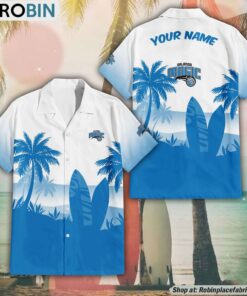 NBA Orlando Magic Summer Coconut Tree Pattern Hawaiian Shirt