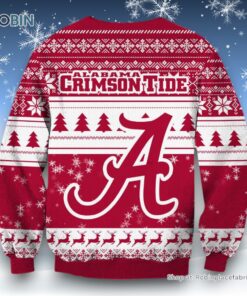 NCAA Alabama Crimson Tide Grinch Christmas Ugly Sweater and Sweatshirt
