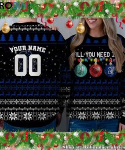 NCAA All You Need Is Peace Love And Duke Blue Devils Ugly Christmas Sweatshirt, Sweater NCAA All You Need Is Peace Love And Duke Blue Devils Ugly Christmas Sweatshirt, Sweater