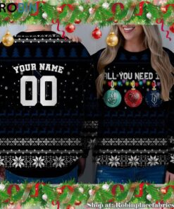 NCAA All You Need Is Peace Love And Duquesne Dukes Ugly Christmas Sweatshirt, Sweater
