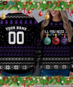 NCAA All You Need Is Peace Love And Kansas State Wildcats Ugly Christmas Sweatshirt, Sweater NCAA All You Need Is Peace Love And Kansas State Wildcats Ugly Christmas Sweatshirt, Sweater