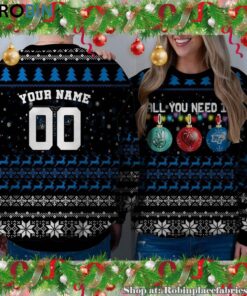 NCAA All You Need Is Peace Love And Middle Tennessee Blue Raiders Ugly Christmas Sweatshirt, Sweater NCAA All You Need Is Peace Love And Middle Tennessee Blue Raiders Ugly Christmas Sweatshirt, Sweater