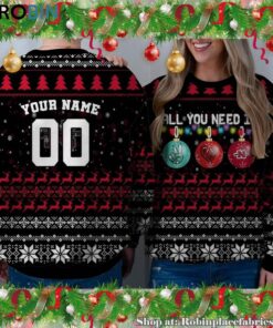 NCAA All You Need Is Peace Love And Nicholls State Colonels Ugly Christmas Sweatshirt, Sweater NCAA All You Need Is Peace Love And Nicholls State Colonels Ugly Christmas Sweatshirt, Sweater