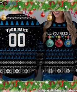NCAA All You Need Is Peace Love And San Jose State Spartans Ugly Christmas Sweatshirt, Sweater