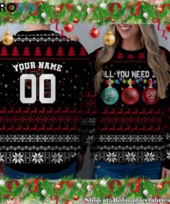 NCAA All You Need Is Peace Love And USC Trojans Ugly Christmas Sweatshirt, Sweater NCAA All You Need Is Peace Love And USC Trojans Ugly Christmas Sweatshirt, Sweater