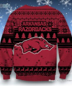 NCAA Arkansas Razorbacks Grinch Christmas Ugly Sweater and Sweatshirt NCAA Arkansas Razorbacks Grinch Christmas Ugly Sweater and Sweatshirt
