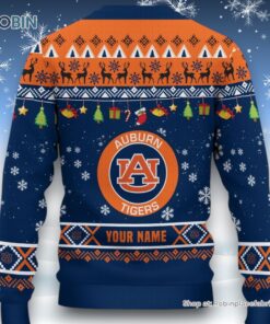 NCAA Auburn Tigers HO HO HO Ugly Christmas Sweater and Sweatshirt