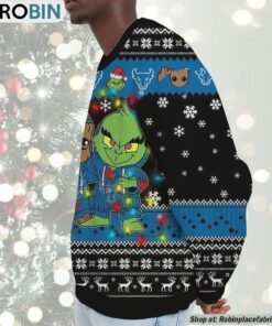 NCAA Buffalo Bulls Baby Groot And Grinch Best Friends Ugly Christmas Sweatshirt & Sweater