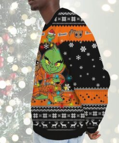 NCAA Cal State Fullerton Titans Baby Groot And Grinch Best Friends Ugly Christmas Sweatshirt & Sweater