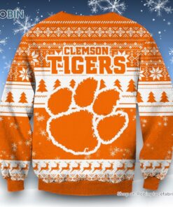 NCAA Clemson Tigers Grinch Christmas Ugly Sweater and Sweatshirt