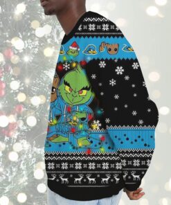 Delaware Fightin’ Blue Hens Baby Groot And Grinch Best Friends Ugly Christmas Sweatshirt & Sweater Delaware Fightin’ Blue Hens Baby Groot And Grinch Best Friends Ugly Christmas Sweatshirt & Sweater