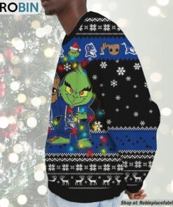 Duke Blue Devils Baby Groot And Grinch Best Friends Ugly Christmas Sweatshirt & Sweater Duke Blue Devils Baby Groot And Grinch Best Friends Ugly Christmas Sweatshirt & Sweater