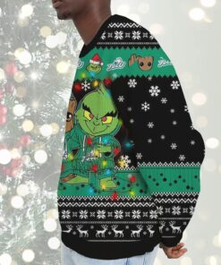 NCAA Florida Gulf Coast Eagles Baby Groot And Grinch Best Friends Ugly Christmas Sweatshirt & Sweater