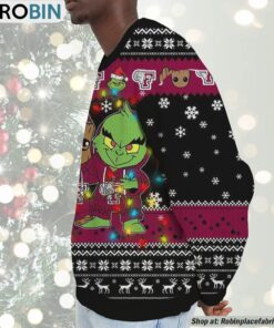 NCAA Fordham Rams Baby Groot And Grinch Best Friends Ugly Christmas Sweatshirt & Sweater