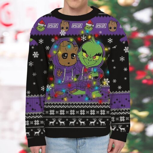 Grand Canyon Antelopes Baby Groot And Grinch Best Friends Ugly Christmas Sweatshirt & Sweater