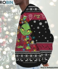 Indiana Hoosiers Baby Groot And Grinch Best Friends Ugly Christmas Sweatshirt & Sweater Indiana Hoosiers Baby Groot And Grinch Best Friends Ugly Christmas Sweatshirt & Sweater