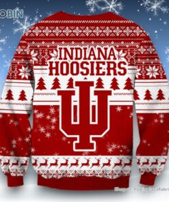 NCAA Indiana Hoosiers Grinch Christmas Ugly Sweater and Sweatshirt