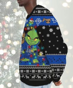 Indiana State Sycamores Baby Groot And Grinch Best Friends Ugly Christmas Sweatshirt & Sweater