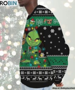 NCAA Manhattan Jaspers Baby Groot And Grinch Best Friends Ugly Christmas Sweatshirt & Sweater NCAA Manhattan Jaspers Baby Groot And Grinch Best Friends Ugly Christmas Sweatshirt & Sweater