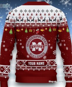 NCAA Mississippi State Bulldogs HO HO HO Ugly Christmas Sweater and Sweatshirt