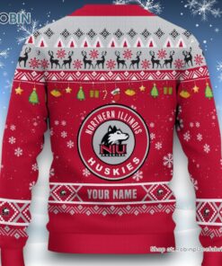 NCAA Northern Illinois Huskies HO HO HO Ugly Christmas Sweater and Sweatshirt