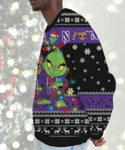 Northwestern Wildcats Baby Groot And Grinch Best Friends Ugly Christmas Sweatshirt & Sweater Northwestern Wildcats Baby Groot And Grinch Best Friends Ugly Christmas Sweatshirt & Sweater