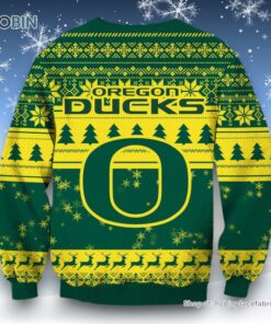 NCAA Oregon Ducks Grinch Christmas Ugly Sweater and Sweatshirt