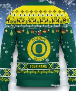 NCAA Oregon Ducks HO HO HO Ugly Christmas Sweater and Sweatshirt NCAA Oregon Ducks HO HO HO Ugly Christmas Sweater and Sweatshirt