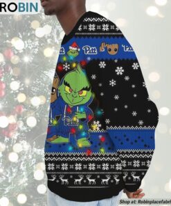 Pittsburgh Panthers Baby Groot And Grinch Best Friends Ugly Christmas Sweatshirt & Sweater Pittsburgh Panthers Baby Groot And Grinch Best Friends Ugly Christmas Sweatshirt & Sweater