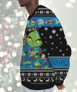 NCAA San Jose State Spartans Baby Groot And Grinch Best Friends Ugly Christmas Sweatshirt & Sweater