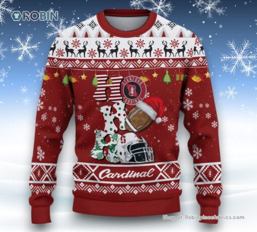 NCAA Stanford Cardinal HO HO HO Ugly Christmas Sweater and Sweatshirt
