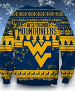 NCAA West Virginia Mountaineers Grinch Christmas Ugly Sweater and Sweatshirt NCAA West Virginia Mountaineers Grinch Christmas Ugly Sweater and Sweatshirt