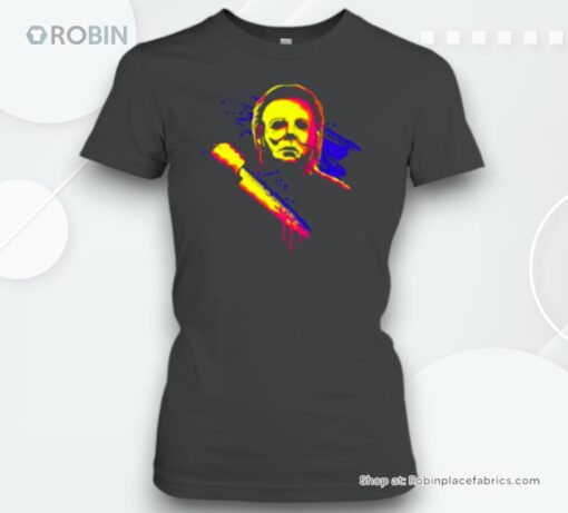 Neon Michael Myers Halloween Unisex Shirt