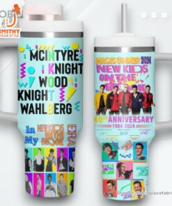 New Kids On The Block Magic Summer 40 oz Stanley Tumbler New Kids On The Block Magic Summer 40 oz Stanley Tumbler