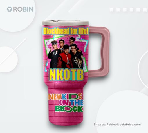 New Kids On the Block Music Custom Stanley Cup 40 ozTumbler