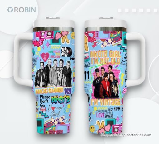 New Kids On The Block Music Tour 2024 Tumbler 40oz Tumbler