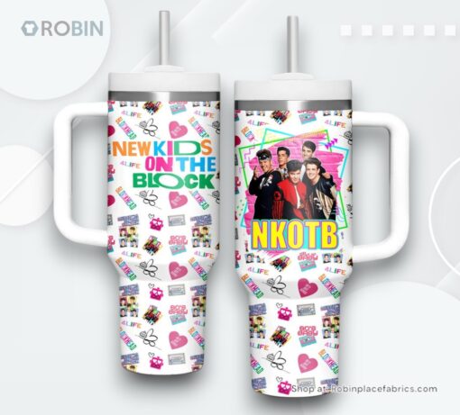 New Kids On The Block Music Tour Stanley Cup 40oz Tumbler