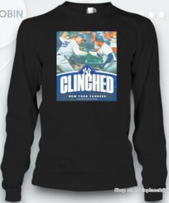 New York Yankees 2024 Mlb Postseason Clinched Unisex Shirt